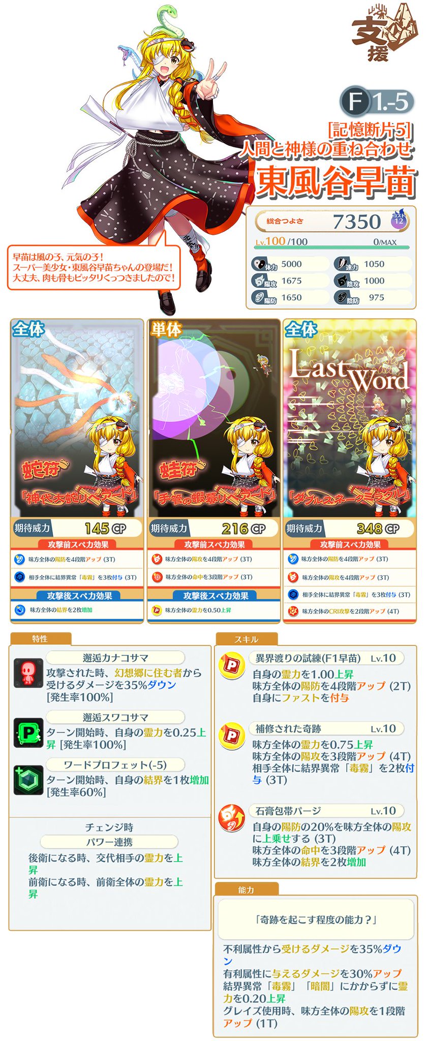 とうさま専用（7種類おまとめ） 東方LostWord公式（東方ロストワード） on X: 