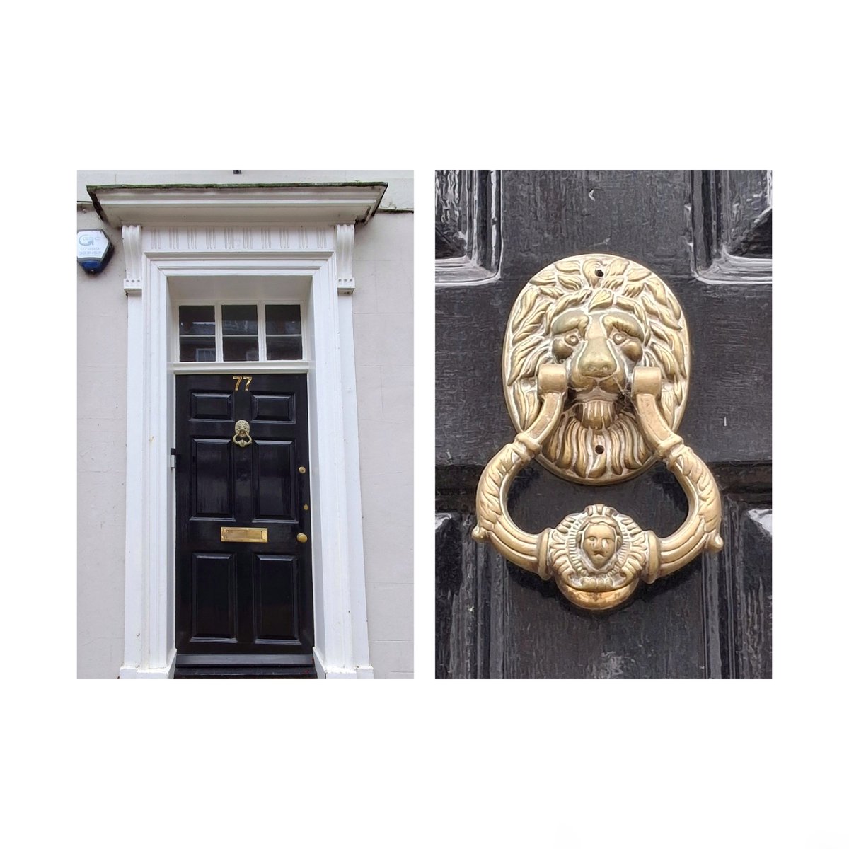 reading_ulysses's tweet image. The door furniture raises a nice door into an #AdoorableThursday door. Micklegate, York.