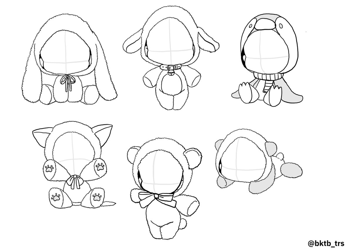 bktb_trs's tweet image. ぬいトレス素材