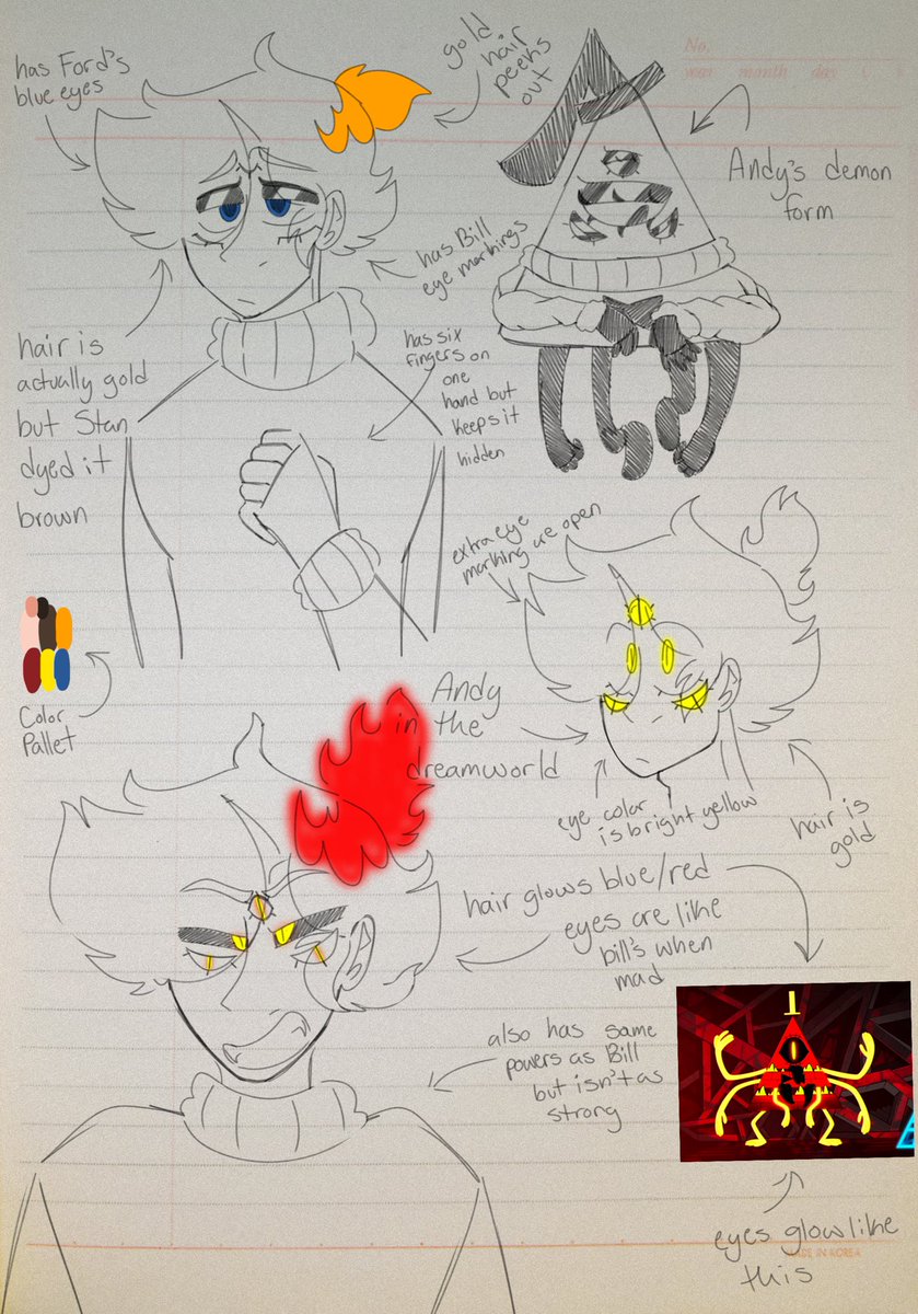sqizzelpip67466's tweet image. Character Sheet for Gravity falls oc 
[SonOfTheCipherAu]

I was bored and I made this (also idk if y’all notice but most of my characters kinda have the same name cause they are just self inserts) 
#GravityFalls #SonOfTheCipherAu #BillCipher #BillFordfankid