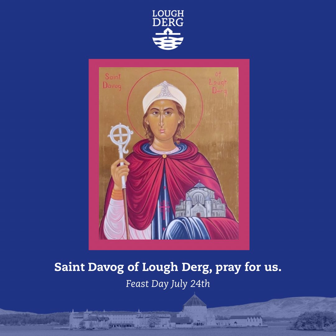 Lough Derg (@lough_derg) on Twitter photo On this feast of Saint Davog of Lough Derg, we hare our new icon by Philip Brennan.
Saint Davog of Lough Derg, pray for us. On this feast of Saint Davog of Lough Derg, we hare our new icon by Philip Brennan.
Saint Davog of Lough Derg, pray for us.