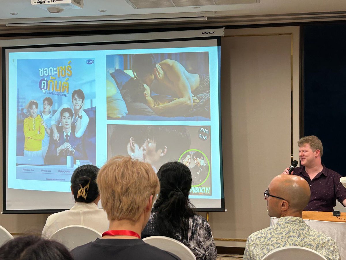 Had a blast talking about ambivalent (digital) labour and queer excess in the Thai #BL industry while geeking out over #ForceBook at the Inter-Asian Cultural Studies Conference today!
