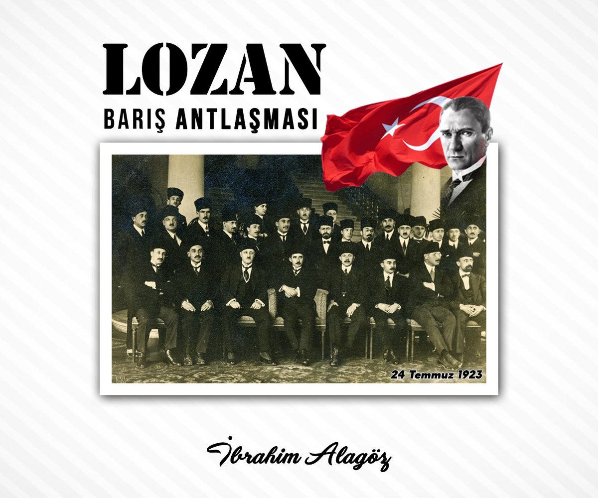 AlagozIbrahim16's tweet image. #LozanBarışAntlaşması, egemenliğimizin ve bağımsızlığımızın kurucu belgesidir. 🇹🇷
Gazi Mustafa Kemal Atatürk başta olmak üzere Lozan Heyeti üyelerini, şehit ve gazilerimizi saygı ve rahmetle anıyorum.