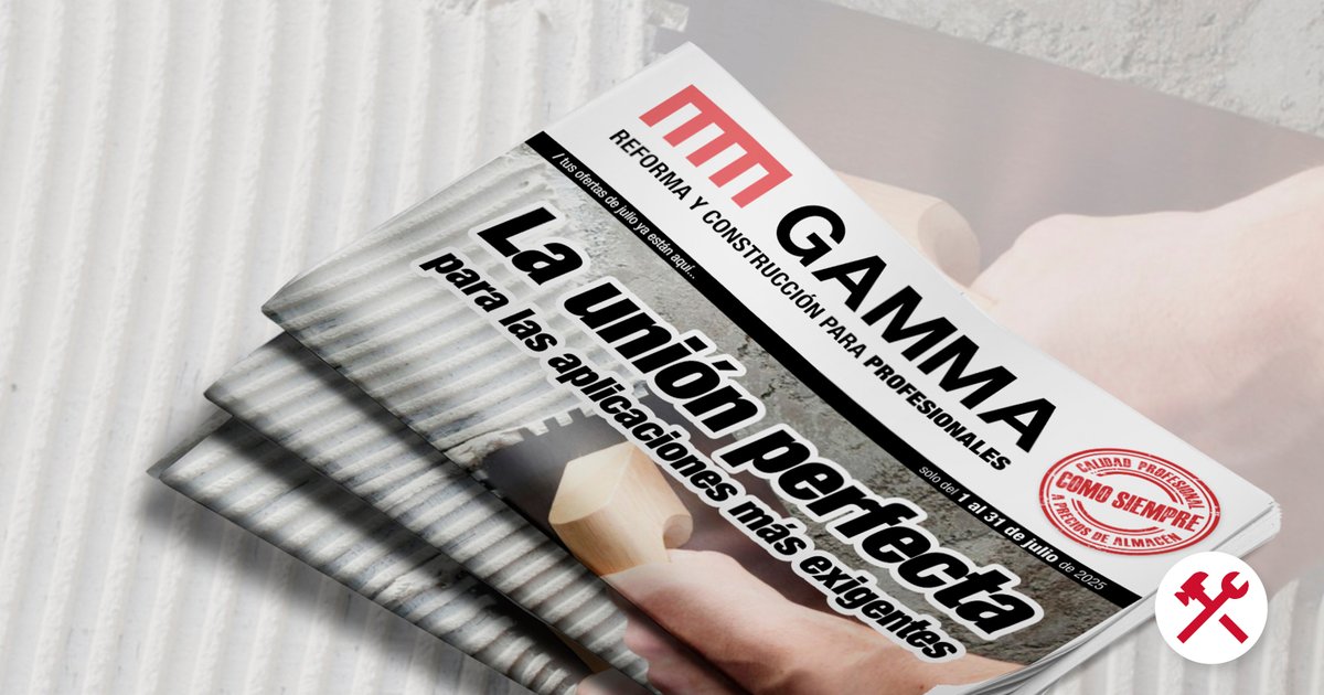 ⏳ ¡Últimos días para aprovechar la #campaña de #profesionales de #julio en GAMMA!
🔧 #Ofertas pensadas para ti, profesional de la #reforma y la #construcción.
🏃‍♂️ ¡Corre a tu tienda GAMMA!