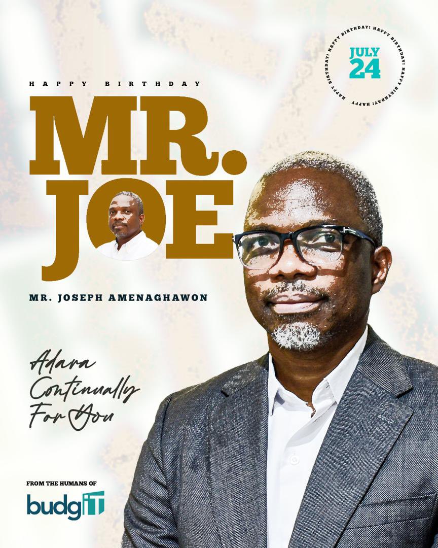 Celebrating a Visionary Leader! 🎉

Today, we honour  <a href="/jogbosky/">joseph amenaghawon</a>, Head of <a href="/CivicHive/">CivicHive</a> and <a href="/BudgITng/">BudgIT Nigeria</a>’s Growth &amp; Strategy Advisor, a leader whose vision and integrity continue to shape civic innovation and inspire excellence.

Thank you for all that you do, Sir. Wishing you strength,