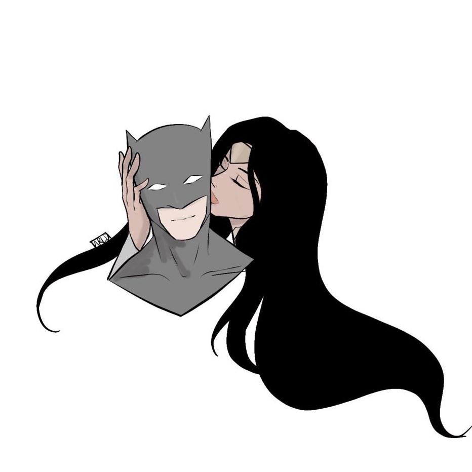 wrld000000's tweet image. drawing diana with a greek nose is so fun #wonderbat