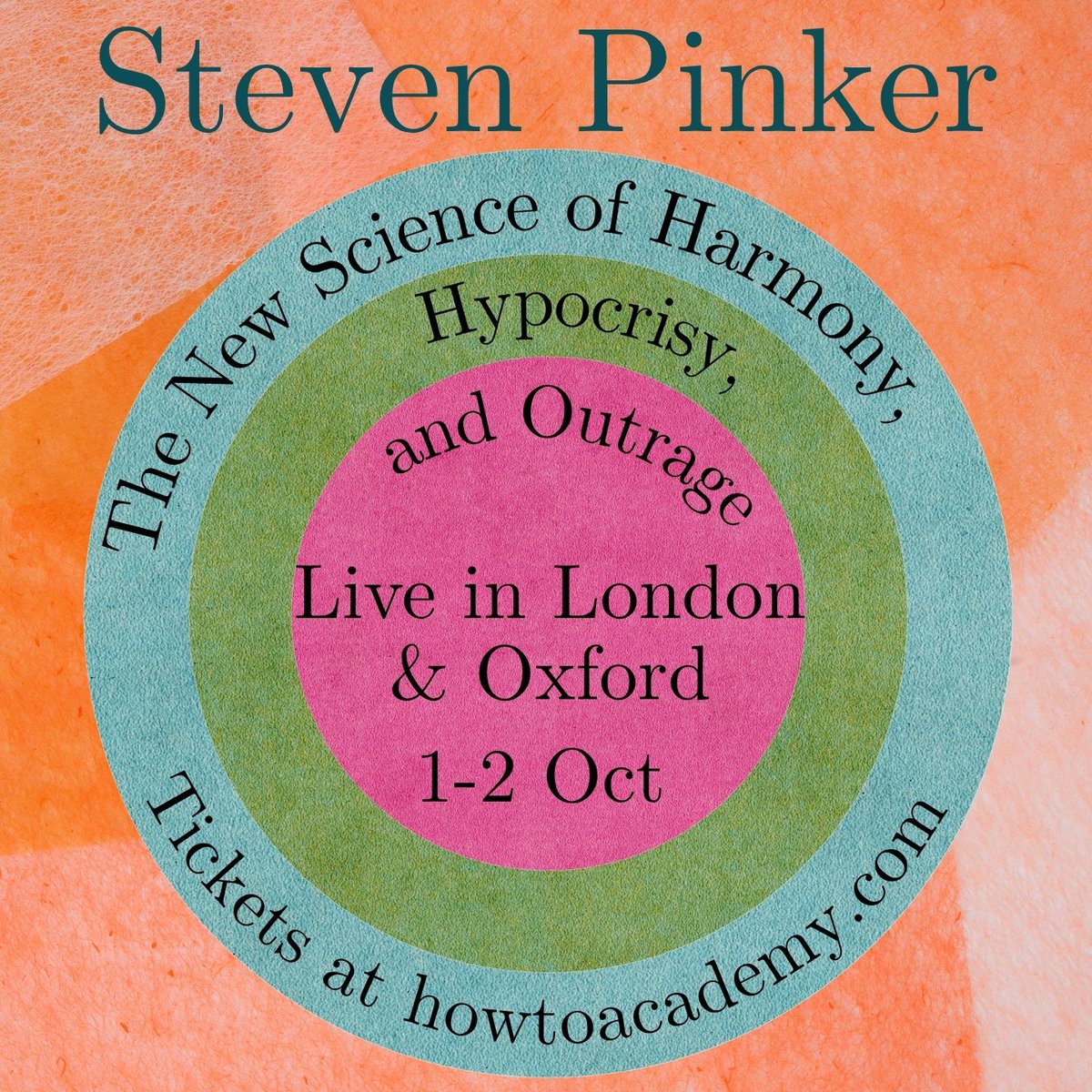 howtoacademy's tweet image. The Harvard Professor and bestselling author of 'Enlightenment Now' and 'The Better Angels of Our Nature' @sapinker joins us to reveal the power and perils of thinking alike.
1st - 2nd October 2025 | Oxford & London
Tickets: howtoacademy.com/events/steven-…