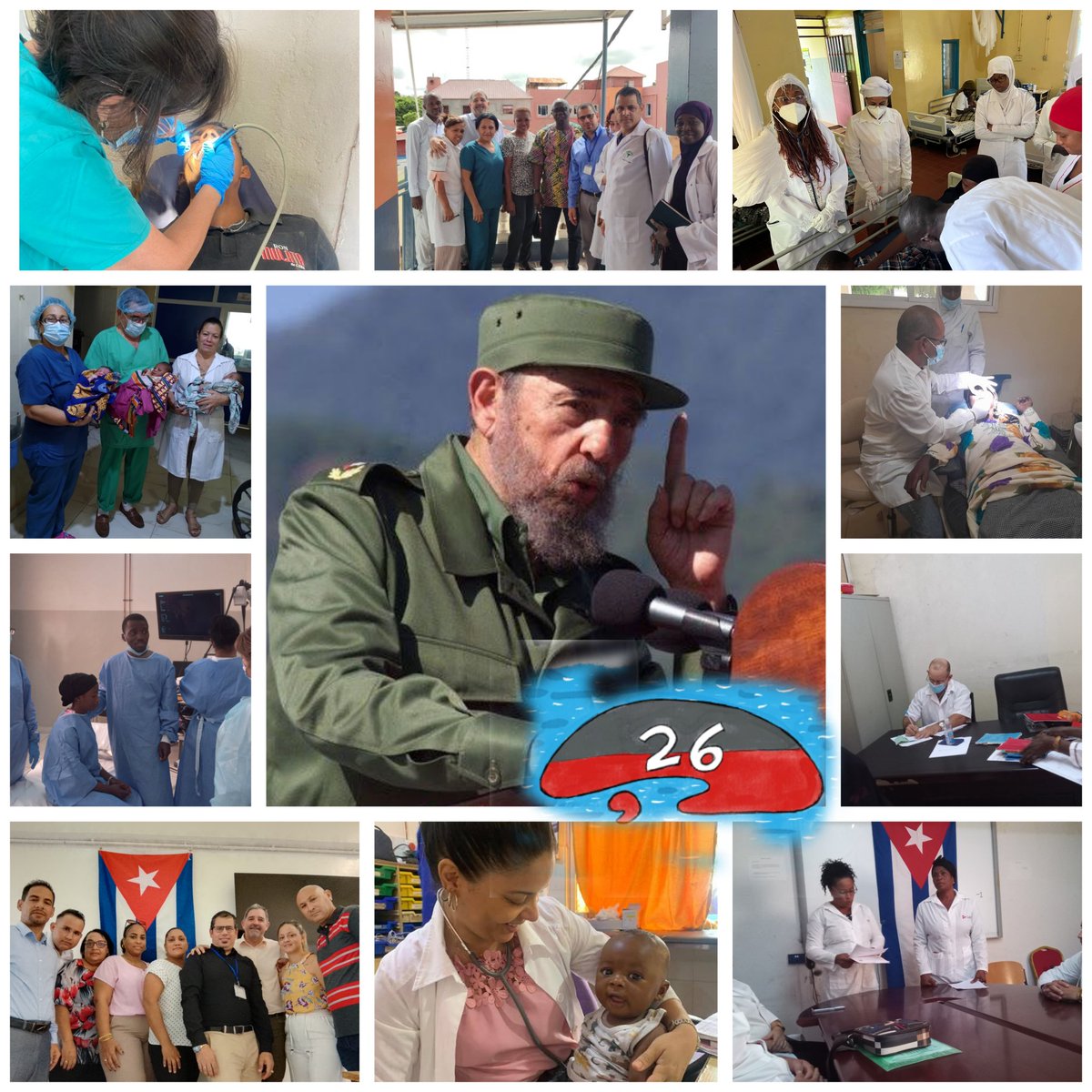 AhmedGR1982's tweet photo. En una sola cosa somos iguales al 26 de julio de 1953: la misma fe en los destinos de la patria, la misma confianza en las virtudes de nuestro pueblo, la misma seguridad en la victoria
#FidelPorSiempre 
#LaLuchaNoHaCesado
#BmcGambia https://t.co/9UlXRLr2pv