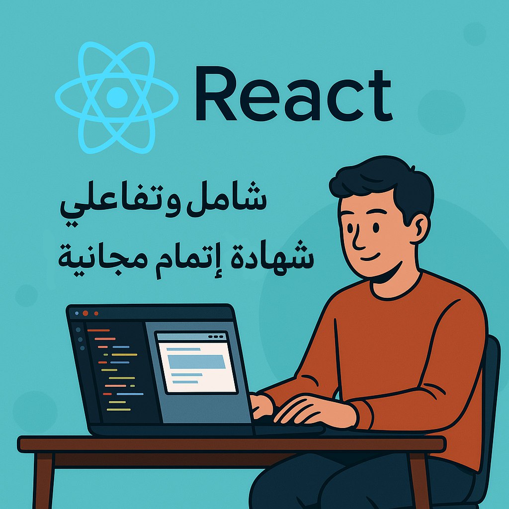 من أكثر المكتبات طلباً في عالم الويب اليوم هي React، يمكنك تعلمها في هرمش باللغة العربية وبأسلوب تفاعلي والحصول على شهادة إتمام مجانية:
harmash.com/tutorials/reac…

يتكون من 24 درس، 65 مثال تفاعلي بالإضافة إلى مشاريع جاهزة يمكنك تحميلها والتمرن عليها.