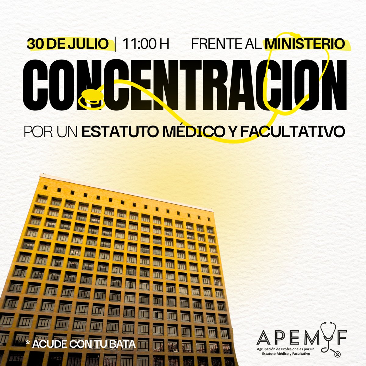 Angela Hernández Puente 👩🏽⚕️ (@angelaamyts) on Twitter photo 🥼Y ahí, cabemos tod@s. El próximo 30 de julio tenemos una nueva oportunidad de visibilización y tanto tú como médic@ o facultativ@, como desde donde te sientas representad@, estáis invitad@s a participar, delante del <a href="/sanidadgob/">Ministerio de Sanidad</a>, en tu centro y/o por redes. 🥼Y ahí, cabemos tod@s. El próximo 30 de julio tenemos una nueva oportunidad de visibilización y tanto tú como médic@ o facultativ@, como desde donde te sientas representad@, estáis invitad@s a participar, delante del <a href="/sanidadgob/">Ministerio de Sanidad</a>, en tu centro y/o por redes.