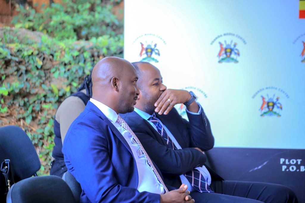The Local Organising Committee for the #TotalEnergiesCHAN2024 is providing updates at the Uganda Media Centre this morning.

Dr. Denis Mugimba the Chairperson of the Communications and Signage Sub Committee, Mark Namanya the Communications Lead at the LOC and Ahmed Hussein a