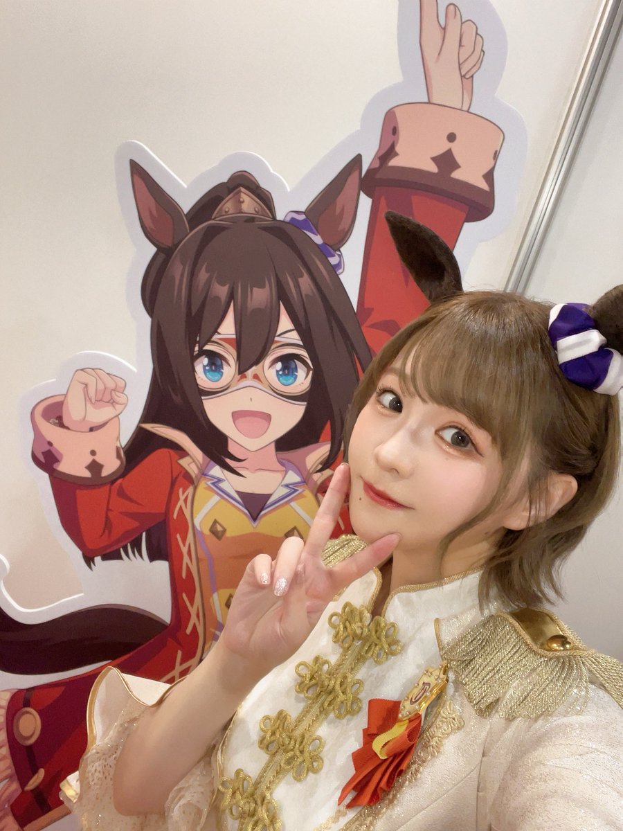 miiiiiina_cat's tweet image. ✨漫画博覧会2025✨️
エルコンドルパサー役で出走させて頂きました!!
トレーナーさん達に会えて最高に楽しかった〜🥰ありがとうございましたっ

 #ウマ娘