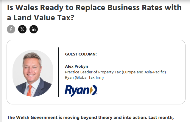 Wales is moving from theory to action in replacing Council Tax and Business Rates with a Land Value Tax (LVT). 

A public tender is assessing feasibility. LVT taxes land value, not buildings.

To understand more, read here:
ethicaleconomicsbooks.com/product/land-a…