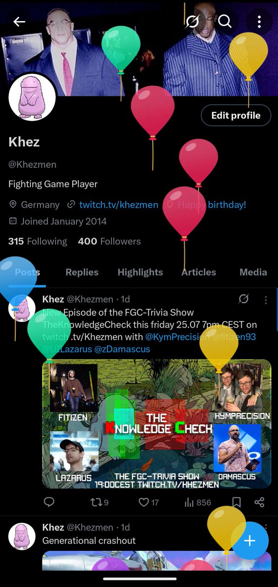 Using this to ask you to watch TheKnowledgeCheck tomorrow