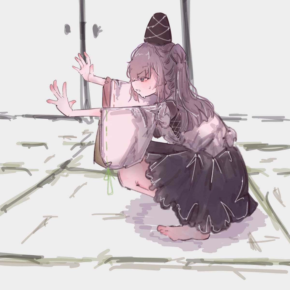 _87ilil's tweet image. たてない