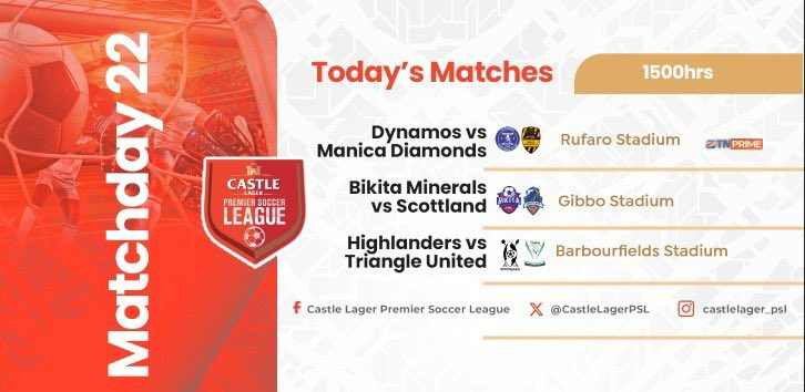 CastleLagerPSL's tweet image. Today’s Castle Lager PSL matches: