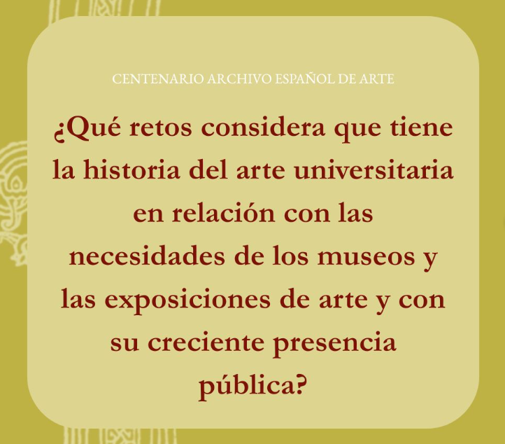 AEArte_CSIC's tweet photo. Con motivo del centenario de AEArte, seguimos compartiendo reflexiones sobre diversos enfoques actuales en la disciplina de la Historia del Arte.

En este artículo de opinión, Javier Arnaldo (@museodelprado ) responde a la pregunta: 

https://t.co/TtZZUtDiJI https://t.co/wviFmNUcQ5