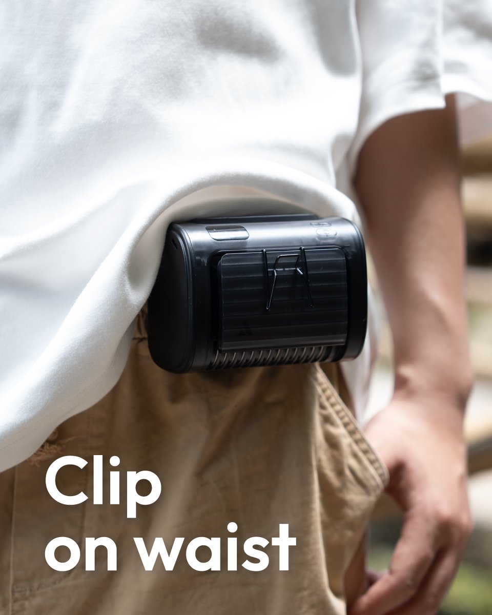 Experience instant relief with our High Velocity Waist Fan- Flow 01. It's your wearable AC, designed for ultimate outdoor comfort and power!

#StayCool #SummerEssentials #aecooly #minifan #portablefan
