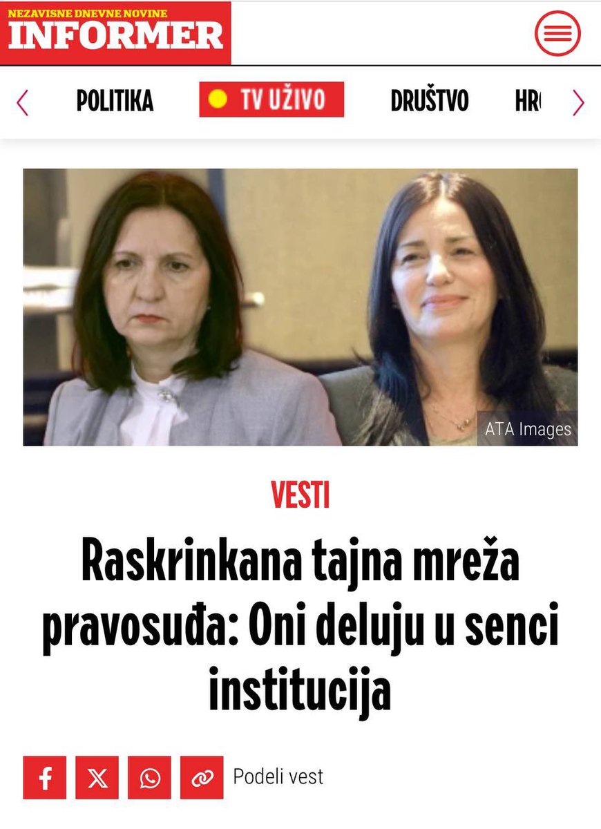 blokadapravni's tweet image. У страху за своју слободу, где је робија све извеснија, власт је спремна да удари и на своје доскорашње узданице.
У ТОКу смо, спремите зглобове за лисице.