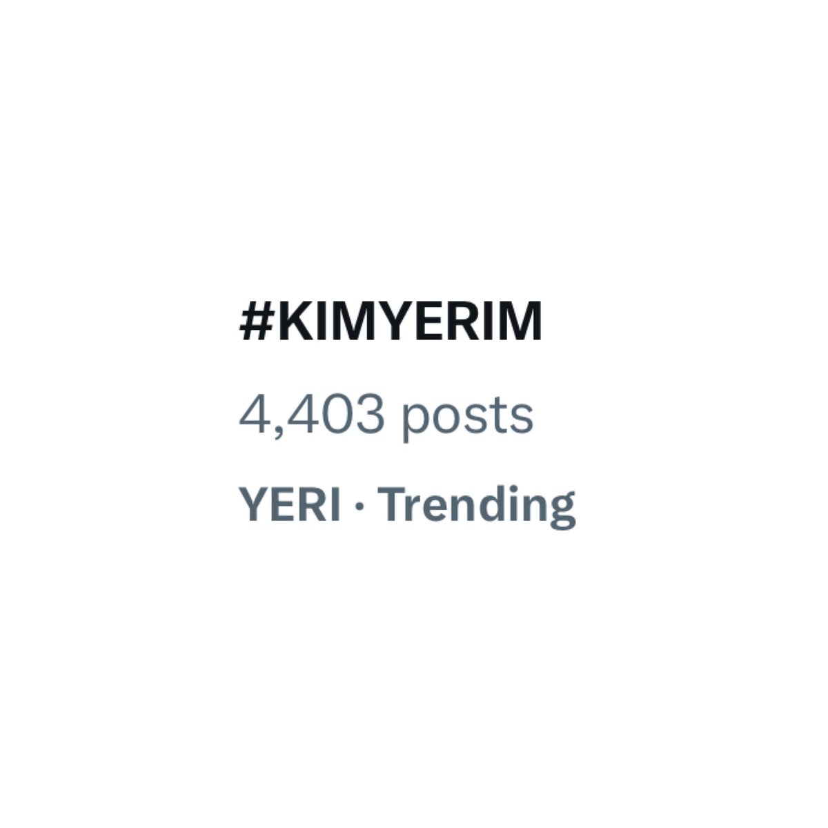YeriCharts's tweet image. KIM YERIM is trending!

YERI OST OUT NOW
#YERI_ImLikeYou
