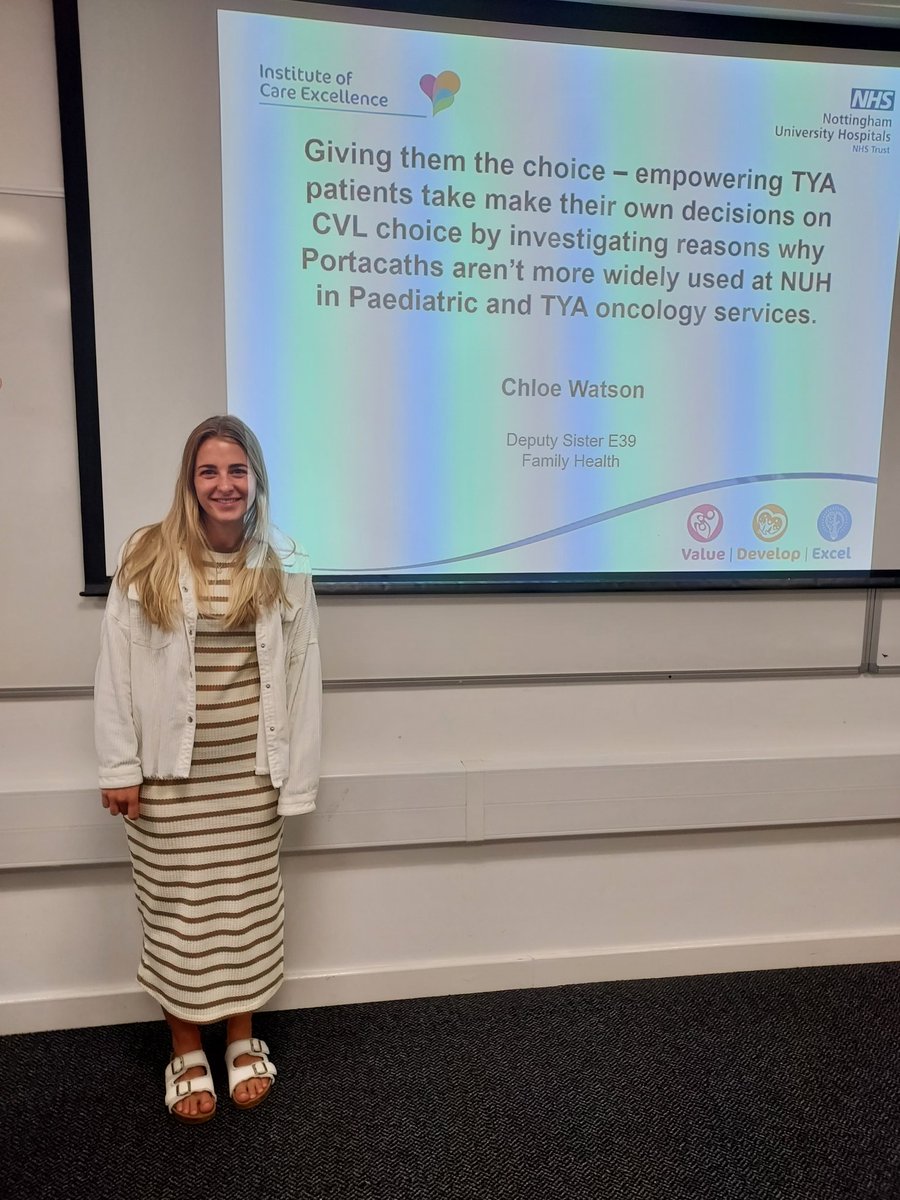 Chloe exploring different cannulas in children's oncology to deliver chemotherapy to ensure the best patient experience