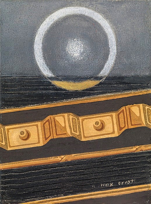 I am black; I am truly a drop of sun under the earth.

In the World through which I travel, I am endlessly creating myself.
-Frantz Fanon

Max Ernst/Sun and Sea 1962