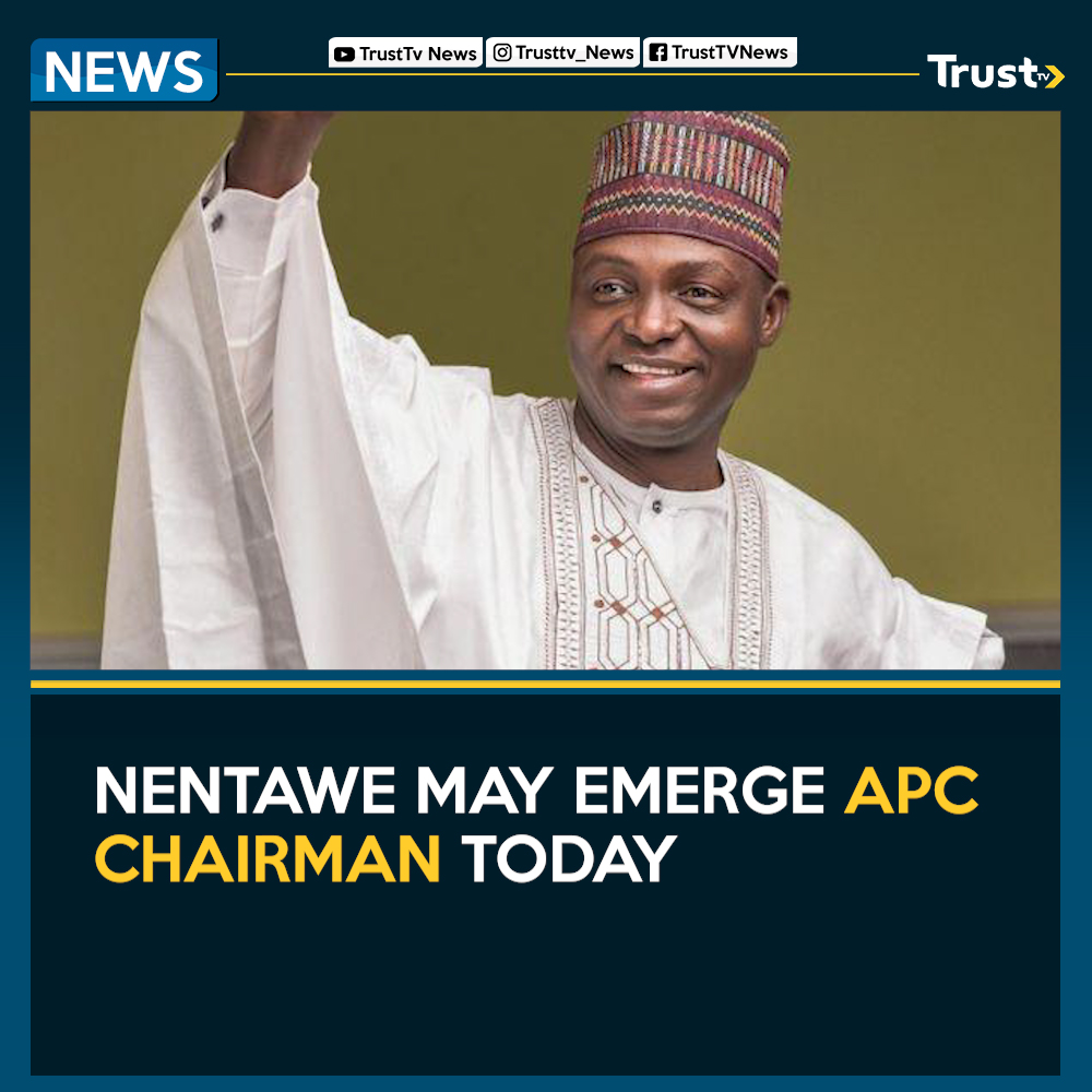 Minister of Humanitarian Affairs, Prof. Nentawe Yilwatda, is likely to be named the new national chairman of the All Progressives Congress (APC) at today’s NEC meeting in Abuja.

Read more on: trusttv.com/nentawe-may-em…