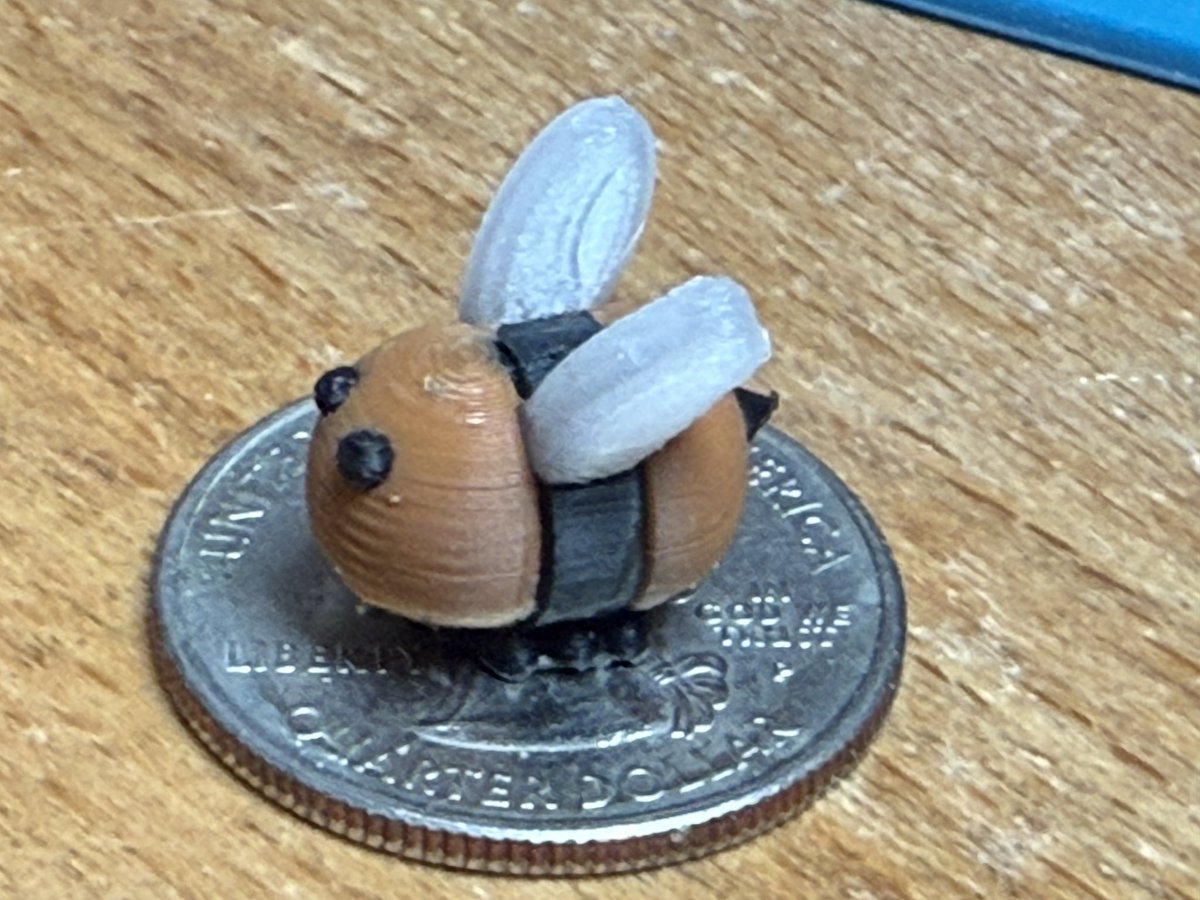 AstroMikeMerri's tweet image. The trouble with 3D printing flowers is that you attract 3D-printed wildlife.
