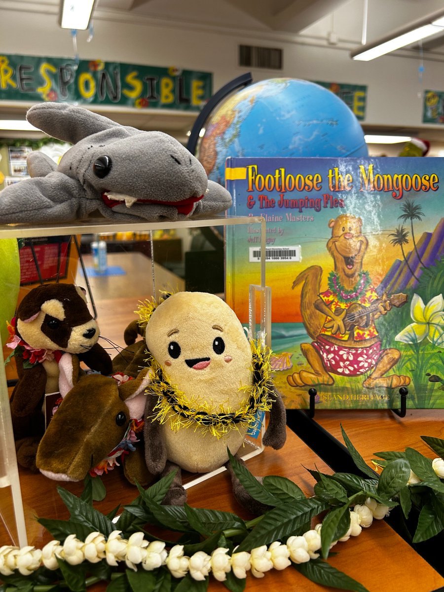 Welcome to Ewa Beach Elementary in Hawaii, Benny!  Get ready with us as we prep for the new school year <a href="/EBESBees/">Ewa Beach Elementary</a>.  Making some big changes in our library space. Mahalo, @zoobean, for sending Benny to paradise!