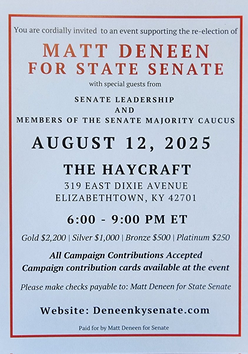 Senator Matthew Deneen (@matthewdeneen1) on Twitter photo 