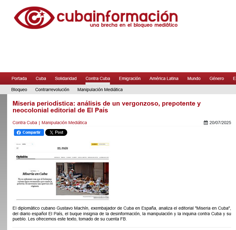 Cubainformación.tv (@cubainformacion) on Twitter photo ¿Crack de economía española si bloquean turismo, sería también "mala gestión", como dicen de Cuba?
<a href="/ElNecio_Cuba/">El Necio</a>
<a href="/EugenioMtnez/">Eugenio Martínez Enríquez</a>
<a href="/_TereFelipe_/">Tere Felipe</a>
<a href="/JimmydeCuba/">Jimmy Sánchez Roque</a>
<a href="/metorres93/">Michel E. Torres Corona</a>
<a href="/David_qva/">DAViD.cu</a>
<a href="/ldejesusreyes/">Luis De Jesús 🇵🇷🇨🇺🇵🇸</a>
<a href="/JeSuisEspe_/">Esperanza</a>
youtu.be/4unzg4XFHAU?si… a través de <a href="/YouTube/">YouTube</a> ¿Crack de economía española si bloquean turismo, sería también "mala gestión", como dicen de Cuba?
<a href="/ElNecio_Cuba/">El Necio</a>
<a href="/EugenioMtnez/">Eugenio Martínez Enríquez</a>
<a href="/_TereFelipe_/">Tere Felipe</a>
<a href="/JimmydeCuba/">Jimmy Sánchez Roque</a>
<a href="/metorres93/">Michel E. Torres Corona</a>
<a href="/David_qva/">DAViD.cu</a>
<a href="/ldejesusreyes/">Luis De Jesús 🇵🇷🇨🇺🇵🇸</a>
<a href="/JeSuisEspe_/">Esperanza</a>
youtu.be/4unzg4XFHAU?si… a través de <a href="/YouTube/">YouTube</a>