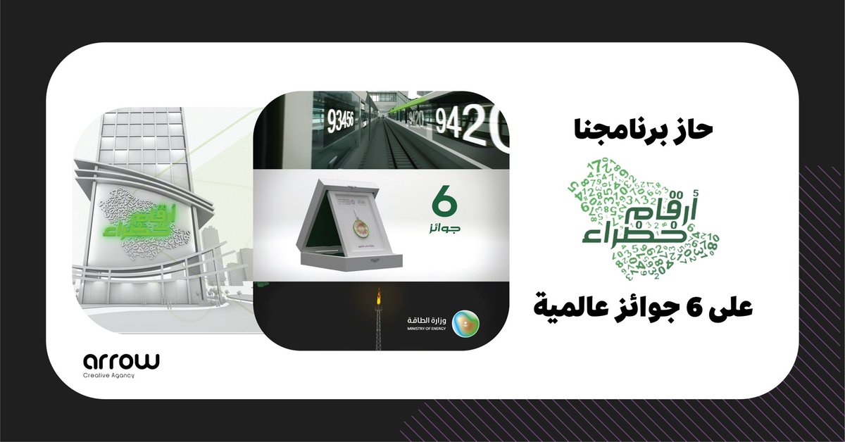 Arrow_adve's tweet photo. سعداء بإنتاج برنامج “أرقام خضراء” بالتعاون مع القناة السعودية، من الفكرة إلى الإعداد والتصوير والإخراج، في عمل يوثق منجزات الوطن بلغة الأرقام.

⁧#آرو_كرييتف ⁩ ⁧#أرقام_خضراء⁩ ⁧#إعلام_وطني ⁩ ⁧#صناعة_المحتوى ⁩ ⁧#إنتاج_تلفزيوني https://t.co/2JYA4XpVT5