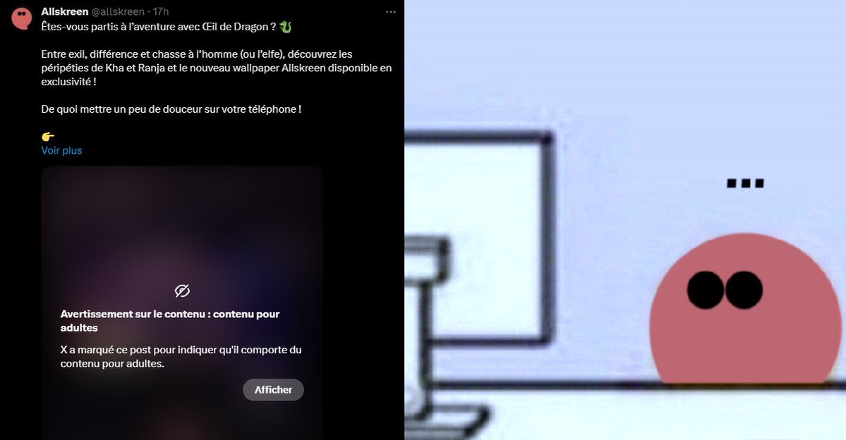 allskreen's tweet image. On vous jure qu&apos;il n&apos;y a rien de plus mignon que notre nouveau wallpaper ! 
On n&apos;a rien fait ! 🫣

The Allskreen team be like...