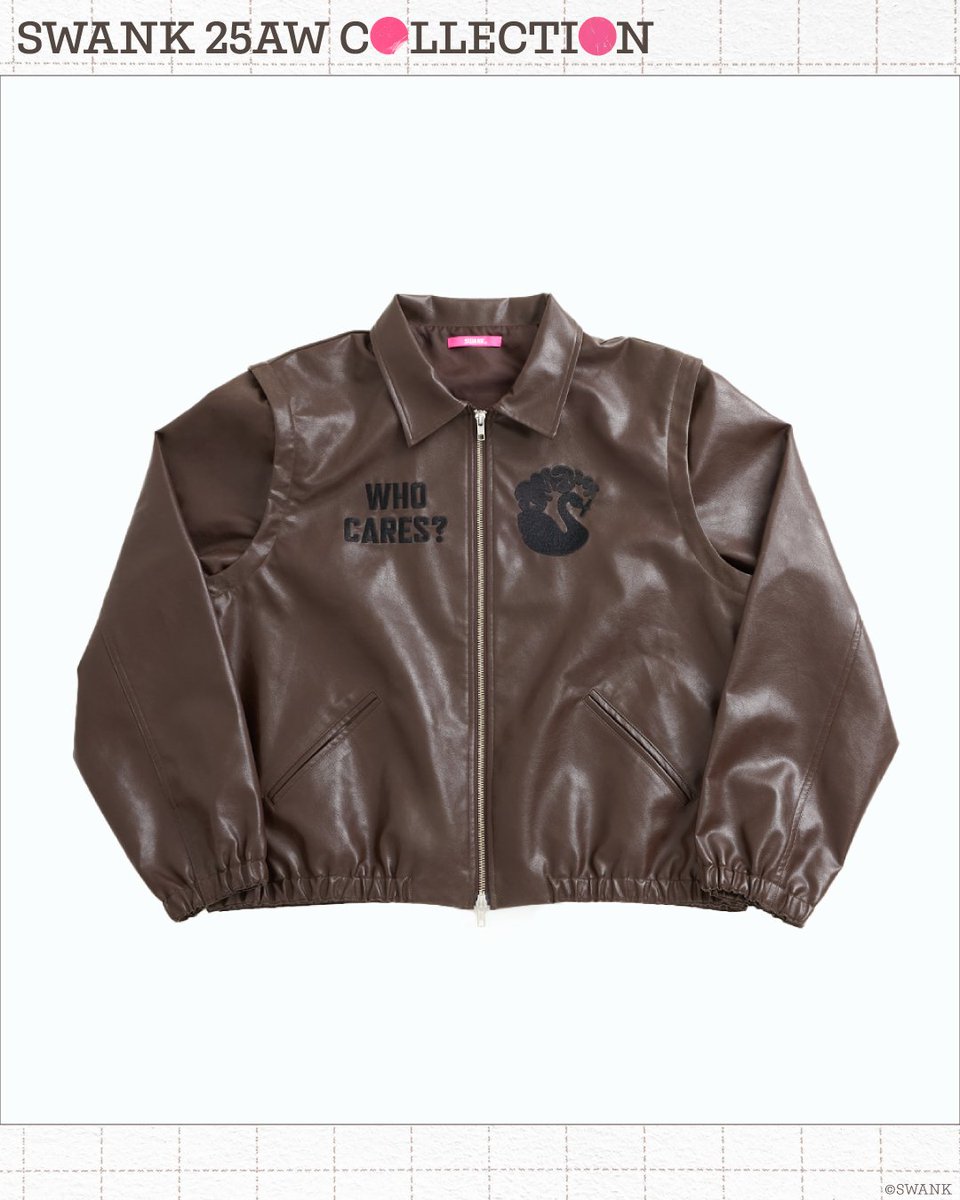 swank_official_'s tweet photo. 【Item introduction】

💜SWANK CUSTOM YOUR MIND Detachable Sleeves Jacket（征木 北斎）
size：F
price：¥18,150（tax-in）
※ブラウンのジャケット1点に征木北斎カラーのスリーブが1組付属します

公式Instagramでアンのコメント公開💭
https://t.co/hPeWqBrm6S

#SWANK
#25AW https://t.co/62Qxk065Ee
