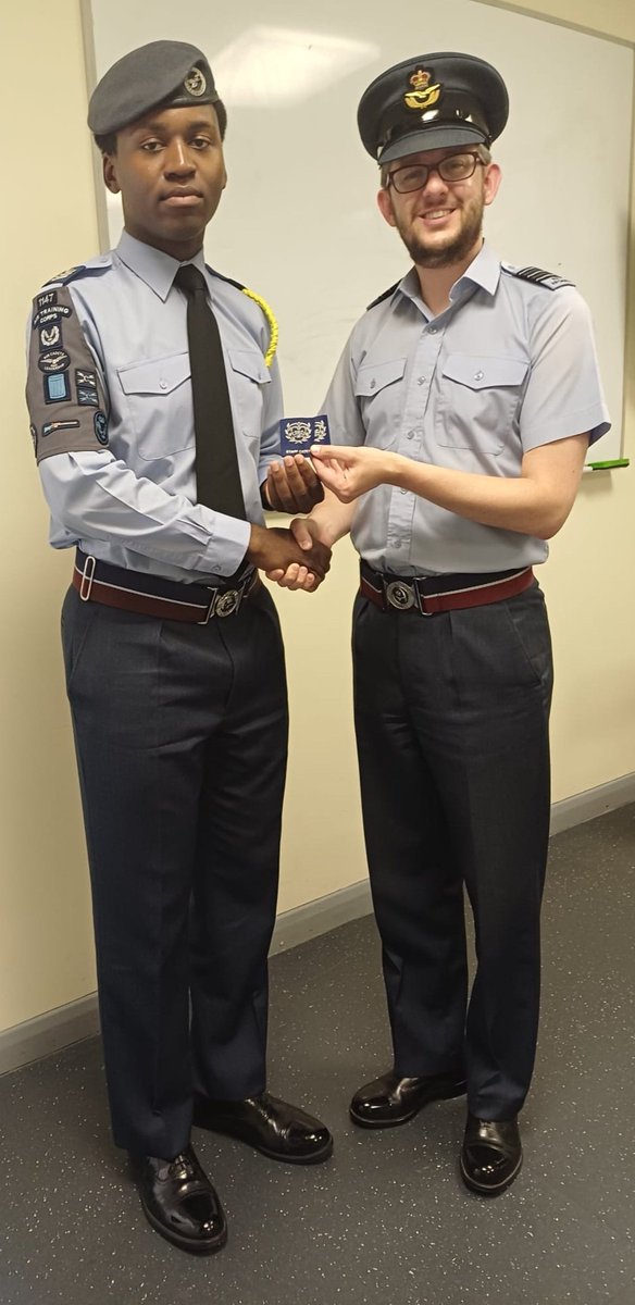 OCLondonWing's tweet image. Congratulations to @LondonAirCadets newest Cadet Warrant Officers following last night's Wing Board, ably assisted by WWO. CWO is the highest cadet rank and represents a transition into adult staff. Well done CWOs Crespo (@1475DulwichSqn), Boateng (@1147sqn) &amp;amp; Momoh (@282ATC).