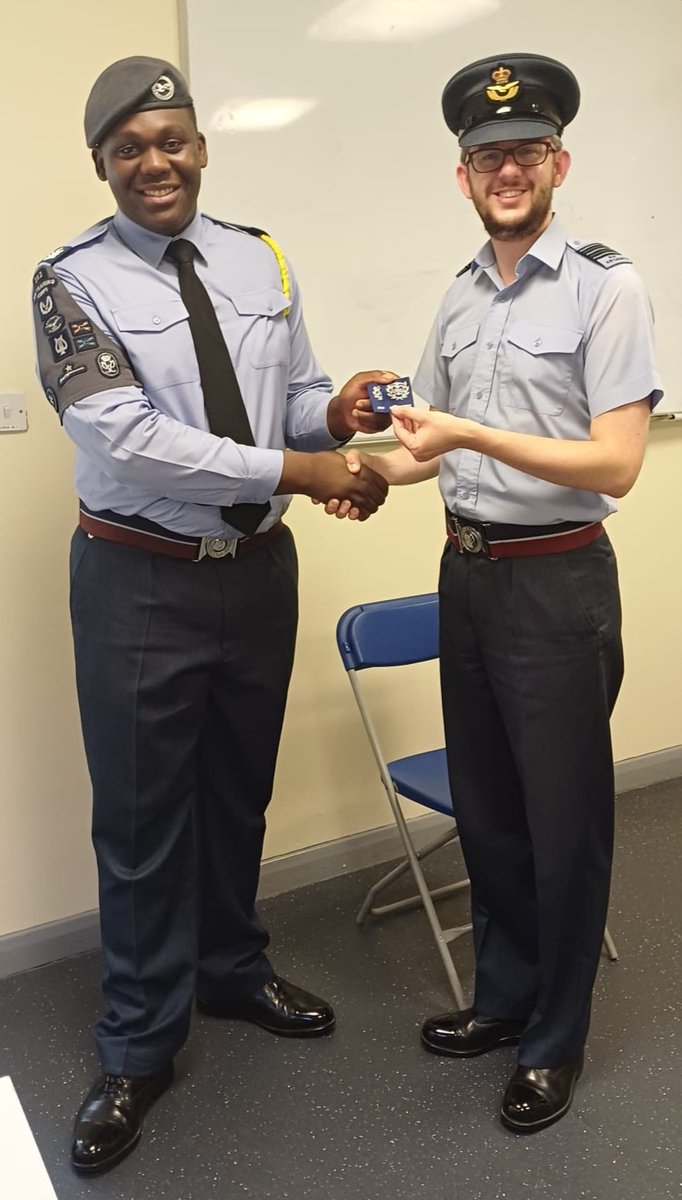OCLondonWing's tweet image. Congratulations to @LondonAirCadets newest Cadet Warrant Officers following last night's Wing Board, ably assisted by WWO. CWO is the highest cadet rank and represents a transition into adult staff. Well done CWOs Crespo (@1475DulwichSqn), Boateng (@1147sqn) &amp;amp; Momoh (@282ATC).