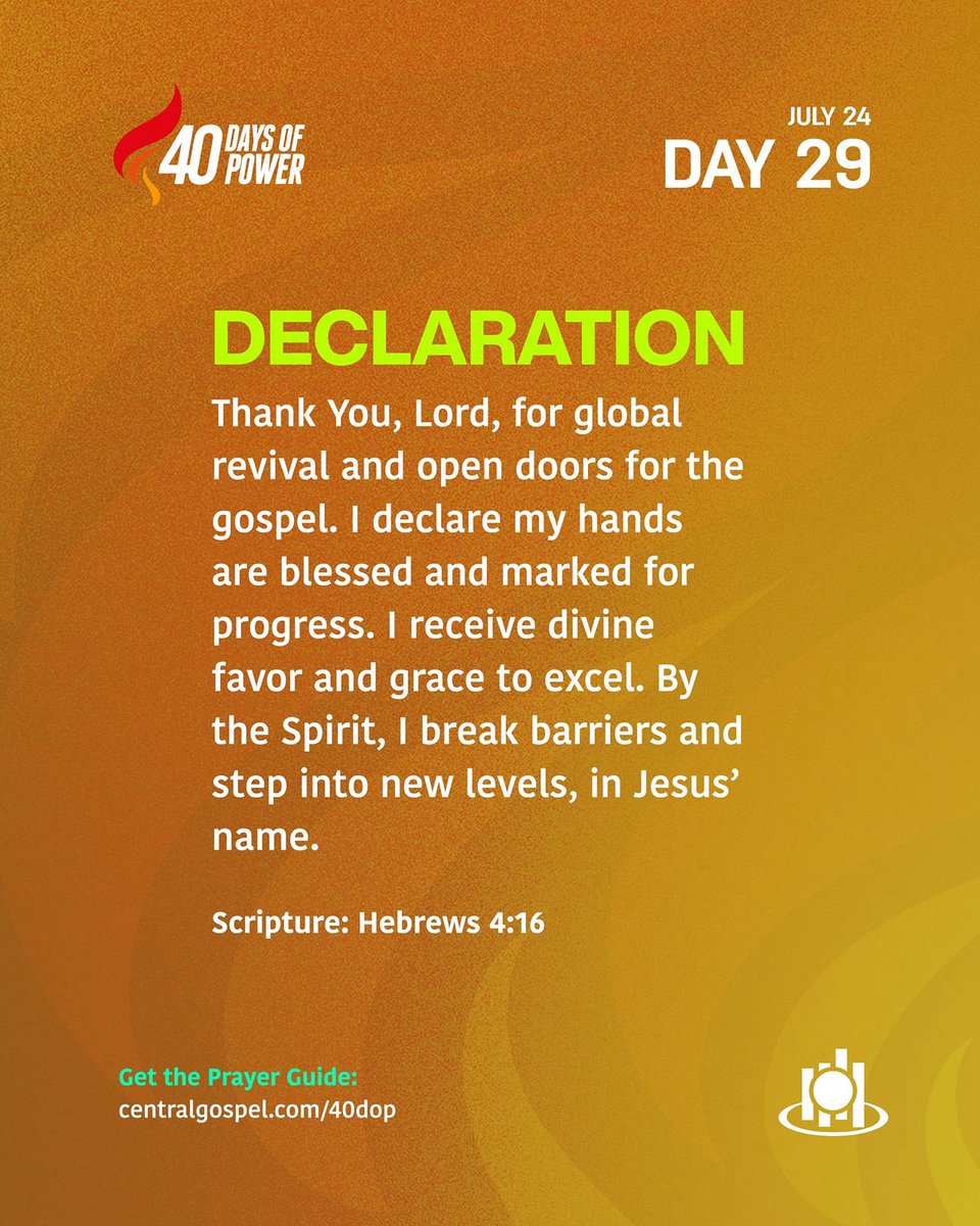 #40DaysOfPower 
#GW2025