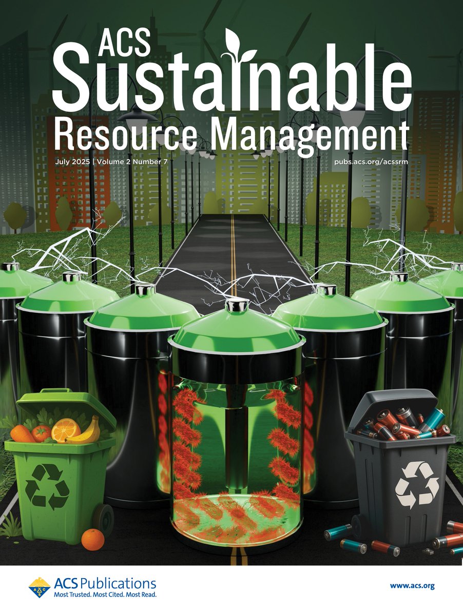 theravirpandey's tweet image. 🌱 Excited to Share Our Latest Cover Feature! 🎉
Our study &quot;Recycled Battery&quot; is now published in ACS Sustainable Resource Management!
📕 DOI: 10.1021/acssusresmgt.5c00057
@ACSPublications #MyACSCover
#MFC #Bioenergy #EWaste  #RecycledBattery #GreenTech #SustainableScience