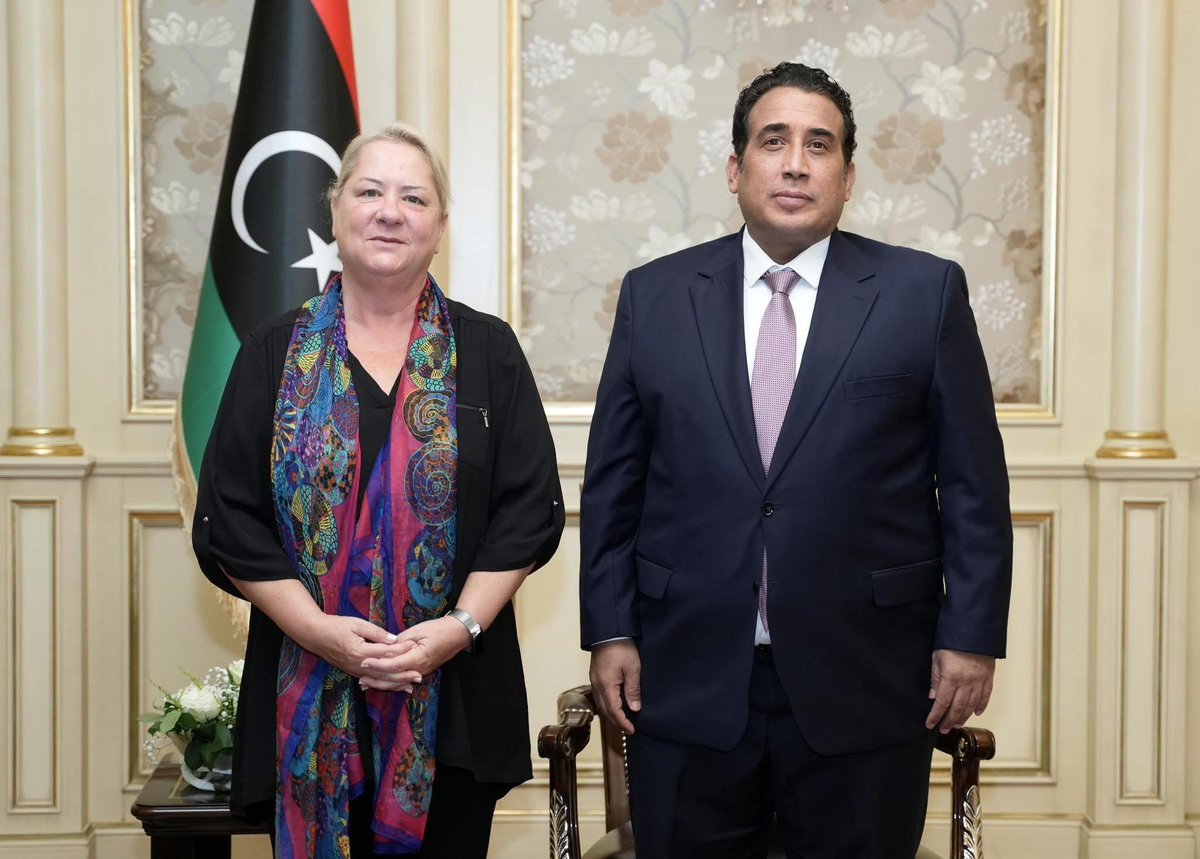 Canada in Libya (@canemblibya) on Twitter photo 🇨🇦 Ambassador Isabelle Savard met with President Mohamed al-Menfi to reaffirm the strength of bilateral relations between Canada and Libya. Their discussions focused on the political process and the need for peace and stability in Libya. #Diplomacy #Peacebuilding 🇨🇦 Ambassador Isabelle Savard met with President Mohamed al-Menfi to reaffirm the strength of bilateral relations between Canada and Libya. Their discussions focused on the political process and the need for peace and stability in Libya. #Diplomacy #Peacebuilding