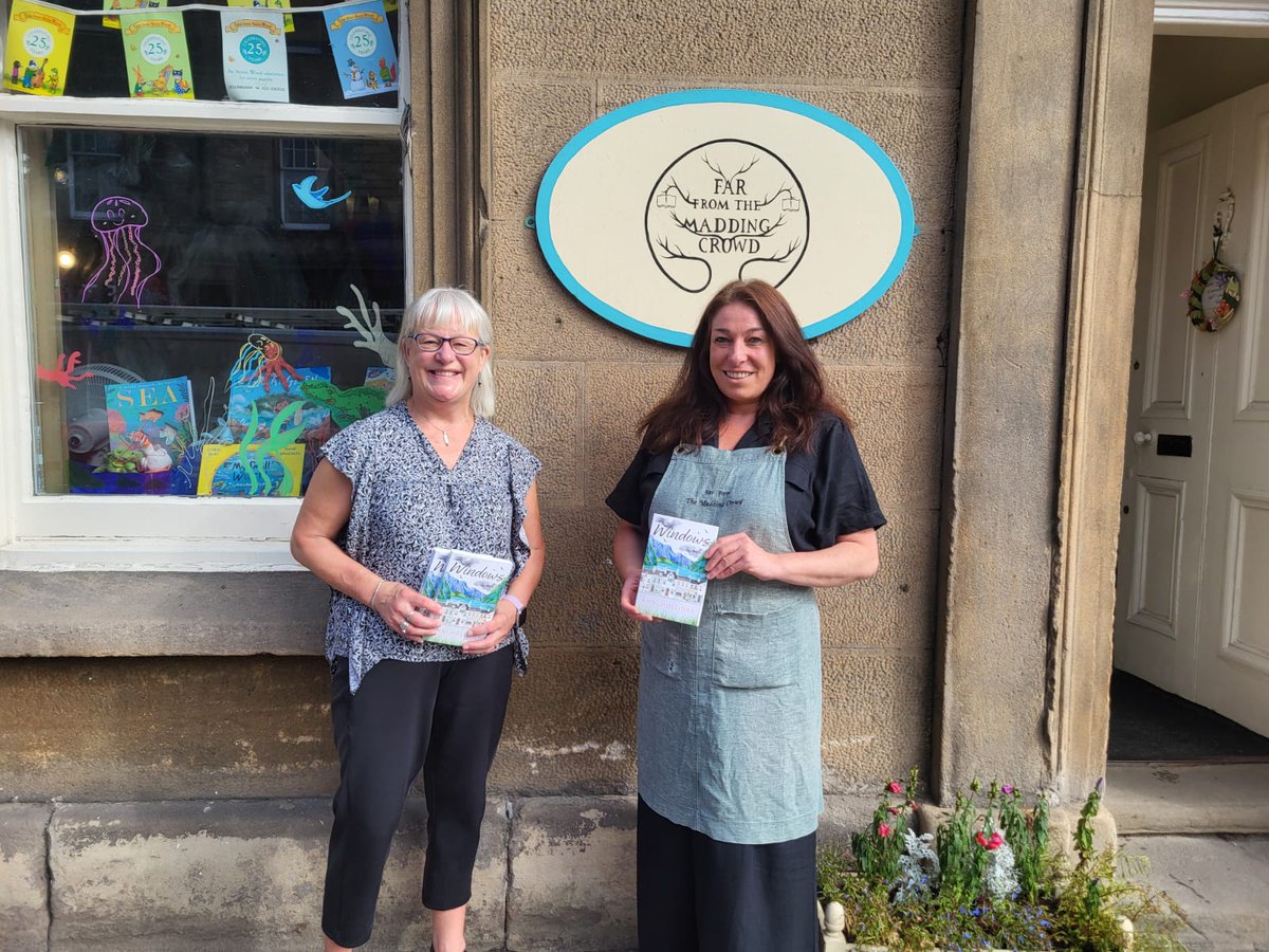 Furtherfrom's tweet image. Lovely to have local author Anni Holliday in to sign copies of her debut novel, Windows! The book is loosely based on Linlithgow High Street: will you spot yourself in it we wonder?!
Signed stock now in store, and in our own Window! #ChooseBookshops