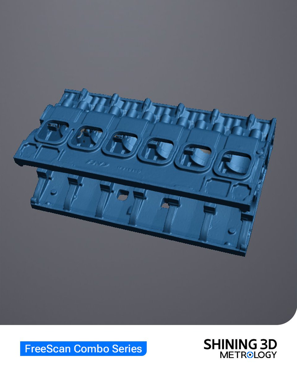 Shining3D's tweet image. ⚙️FreeScan Combo Series scanned this cylinder block effortlessly—its lightweight, ergonomic design makes it easy to operate in narrow, hard-to-reach spaces.
🔗 Explore the scan data: hubs.ly/Q03vnvwm0
#3DScanning #EngineParts #HighPrecision #AutomotiveCustomization
