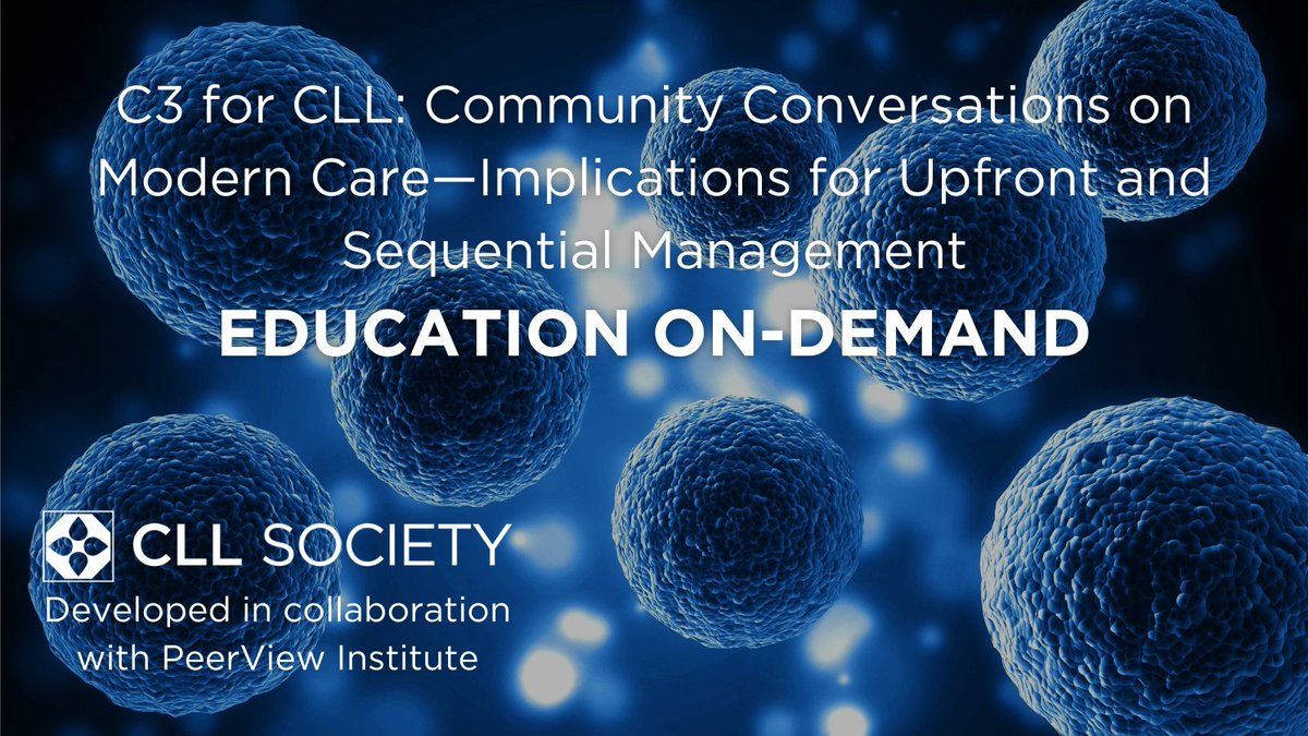 CLL Society Inc. (@cllsociety) on Twitter photo What are experts <a href="/NitinJainMD/">Nitin Jain</a>, <a href="/KrishPatelMD/">Krish Patel</a>, & <a href="/MCThompsonMD/">Meghan Thompson</a> saying about sequencing BTKi & BCL2i in CLL & the future of care with next-gen agents? Find out in our new <a href="/PeerView/">PeerView</a> TownHall, recorded at #ASCO25 & featuring CLL Society. Watch now! bit.ly/3TiuzlO What are experts <a href="/NitinJainMD/">Nitin Jain</a>, <a href="/KrishPatelMD/">Krish Patel</a>, & <a href="/MCThompsonMD/">Meghan Thompson</a> saying about sequencing BTKi & BCL2i in CLL & the future of care with next-gen agents? Find out in our new <a href="/PeerView/">PeerView</a> TownHall, recorded at #ASCO25 & featuring CLL Society. Watch now! bit.ly/3TiuzlO