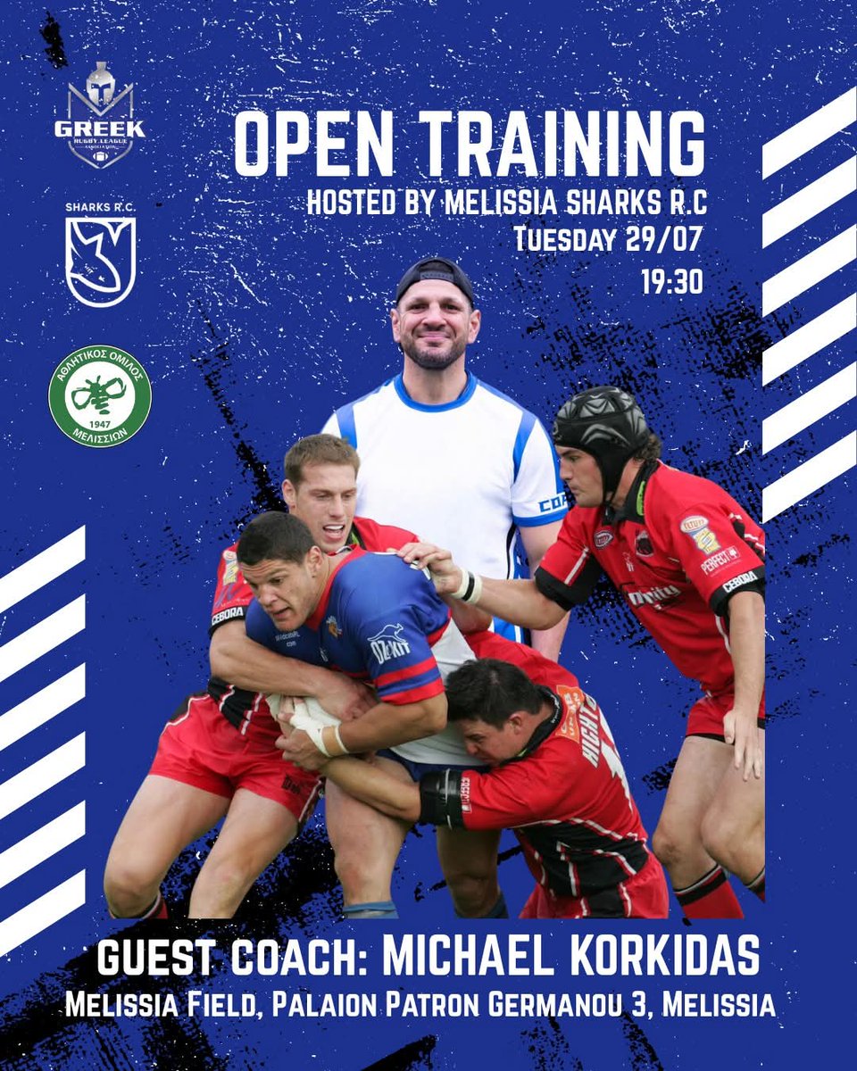 GreekRLF's tweet image. Excited to have one of our greatest mentors, Michael Korkidas, back in town for an open sessions next week! 🔥