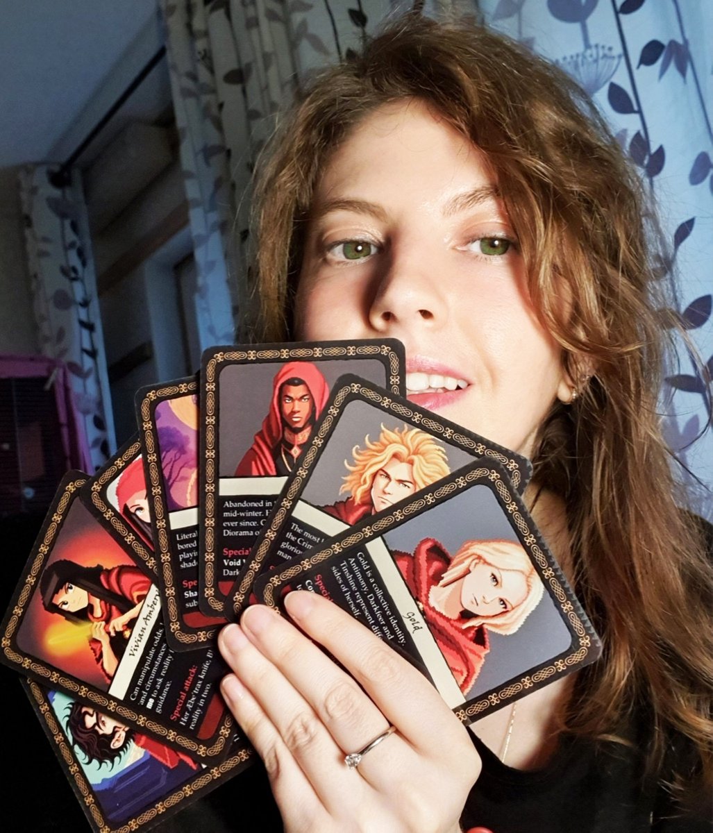 LouiseBlackwick's tweet image. Which one of the 8 Chaos Weavers is your favourite?
1. Vivian: ODDS WEAVER
2. Gold: CONCEPT BREAKER
3. Djaar: SHADOW STEALER
4. Wolfgaar: PAIN PUSHER
5 & 6. Yure & Circe: REALITY SHIFTERS
7. Antuun: THUNDER BRINGER
8. Allspice: VOID WEAVER
#vivianamberville #darkfantasy #books