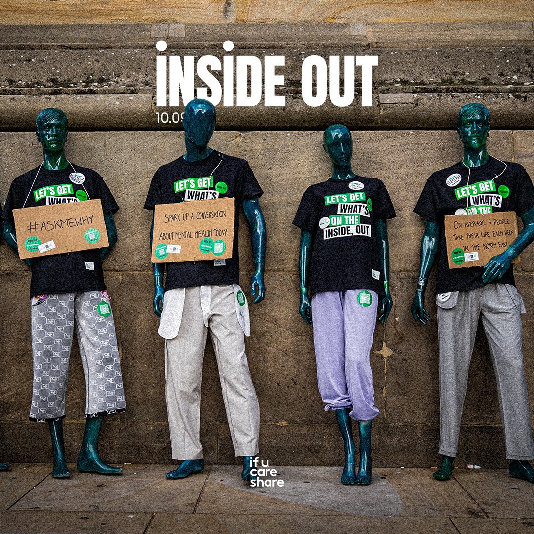 ifucareshare's tweet image. Inside Out throwback π
Making a statement and getting what's on the inside, out πͺ
Take part this September: bit.ly/goinsideout
#InsideOut #AskMeWhy #SuicidePrevention #SuicideAwareness #SupportAfterSuicide #IfUCareShare #MentalHealthMatters #MentalHealthAwareness