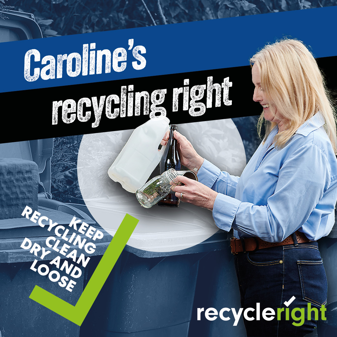 MerseysideRWA's tweet image. Caroline from Wirral recycles right! She knows that only clean, dry and loose items go in the household recycling bin. Be like Caroline and Recycle Right! Thank you 🙏