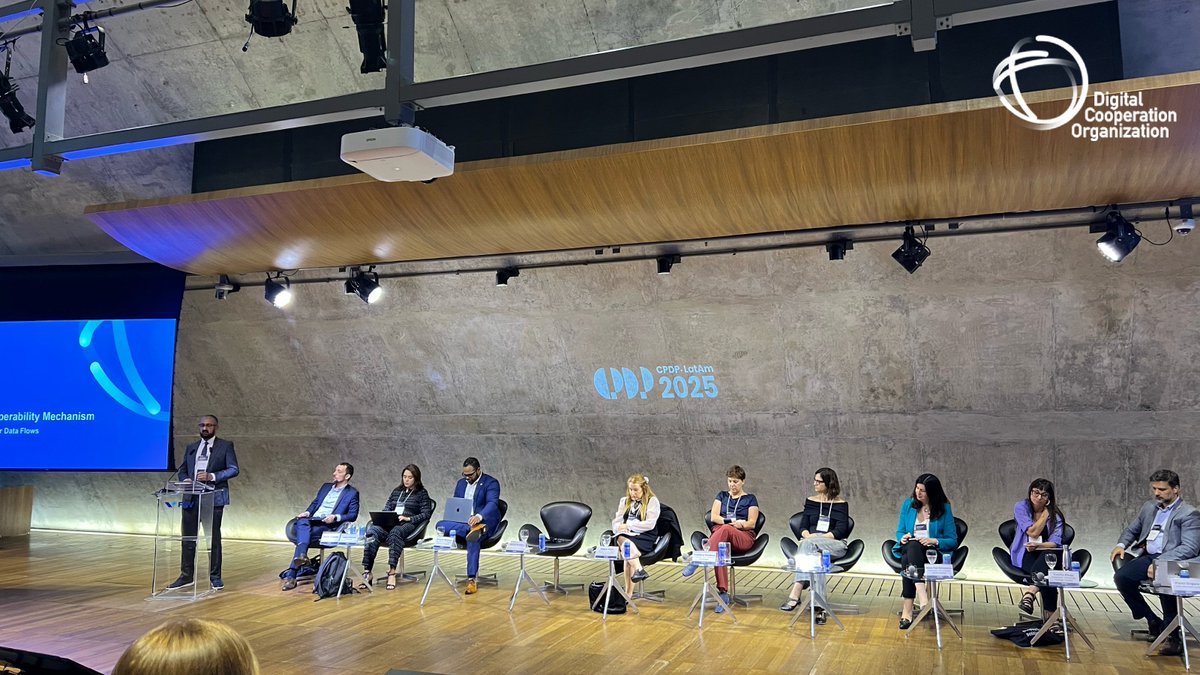 dcorg's tweet image. The DCO participated in the CPDP LATAM Conference 2025 organized by its Observer @FGVBrazil DIREITO RIO, contributing to critical discussions on global data governance, AI, and inclusive digital transformation.
Representing DCO, Ahmad Bhinder, Director of Digital Intelligence,…