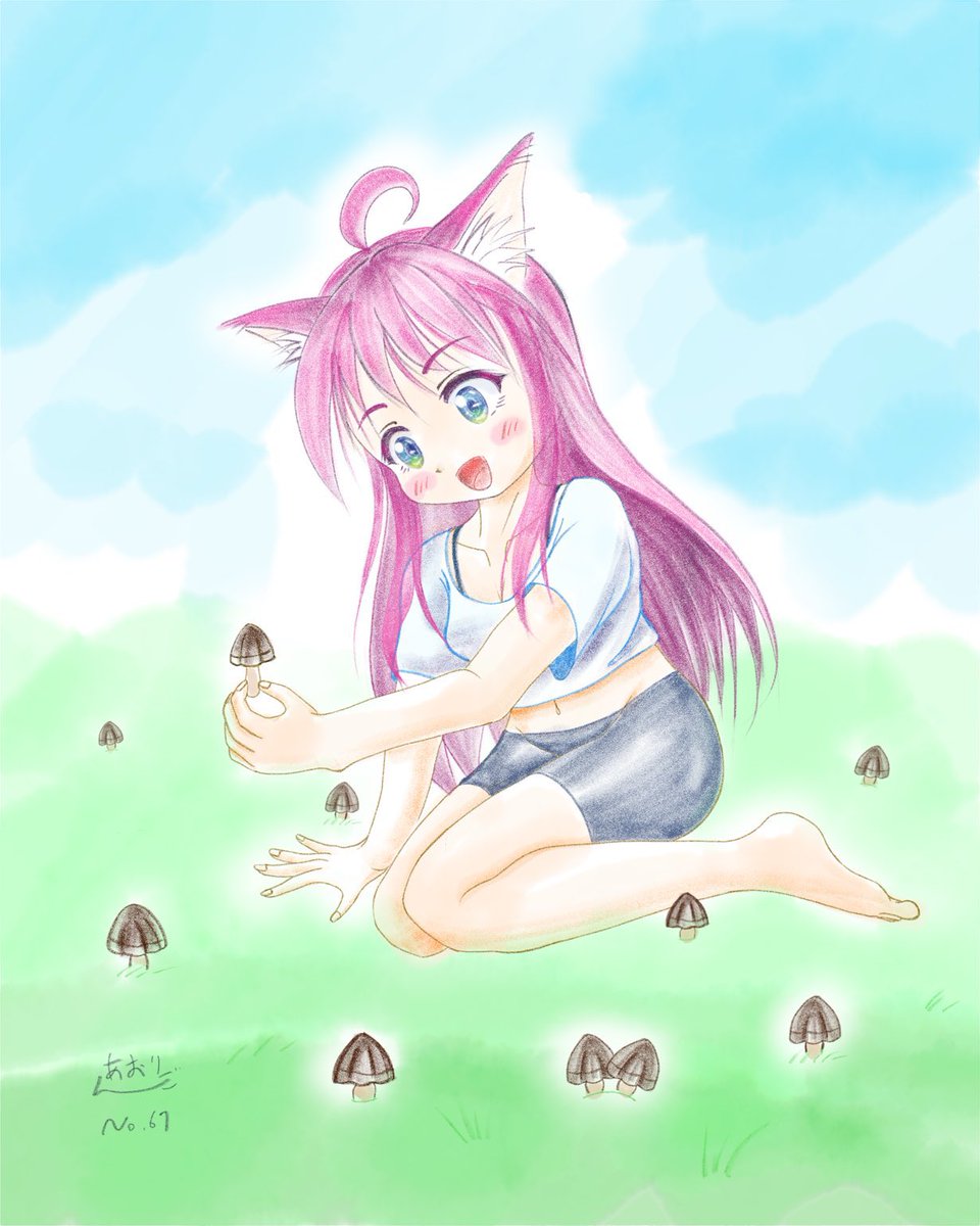 tag_nekonya27's tweet image. ちなみに、イラストをレタッチ無しで“描いた”時は1,2枚目で、レタッチ駆使して“制作”した時は3,4枚目。

別に絵柄を意図して描き分けてるわけじゃないです。

自力で描くと1,2枚目みたいな感じが限界なんです🥹