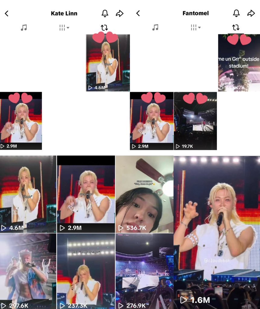 ๐๐๐๐๐ ๐๐๐๐ผ๐ ๐ผ๐๐พ๐๐๐๐ (@bbokrisma) on Twitter photo #FELIXโs โdame un grrrโ video is going viral on TikTok & Instagram with multiple videos already surpassing MILLIONS of views in 1 day!
The creators of the song, Kate Linn & Fantomel have both reposted Felixโs videos on TikTok!
#ํ๋ฆญ์ค #์คํธ๋ ์ดํค์ฆ <a href="/Stray_Kids/">Stray Kids</a> #FELIXโs โdame un grrrโ video is going viral on TikTok & Instagram with multiple videos already surpassing MILLIONS of views in 1 day!
The creators of the song, Kate Linn & Fantomel have both reposted Felixโs videos on TikTok!
#ํ๋ฆญ์ค #์คํธ๋ ์ดํค์ฆ <a href="/Stray_Kids/">Stray Kids</a>