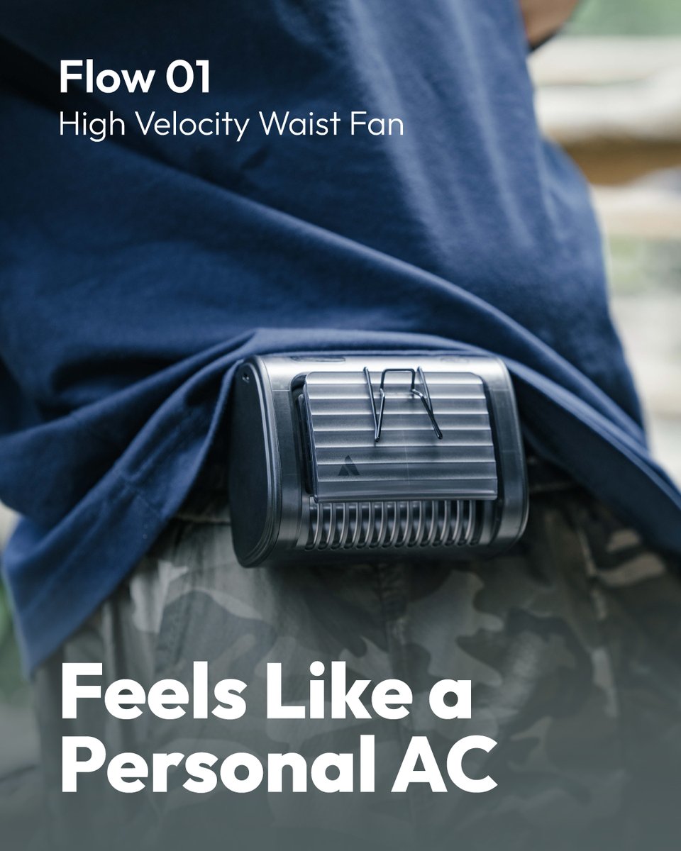 Beat the Heat with Aecooly Flow 01!

👉Blazing Wind Speed: Up to 9m/s – like a mini hurricane!
👉Cross-Flow Cooling System: Smoother, quieter, and 50% more wind output than traditional fans!

Stay cool, stay comfortable.
.
.

#WaistFan #SummerEssentials #AecoolyFlow01